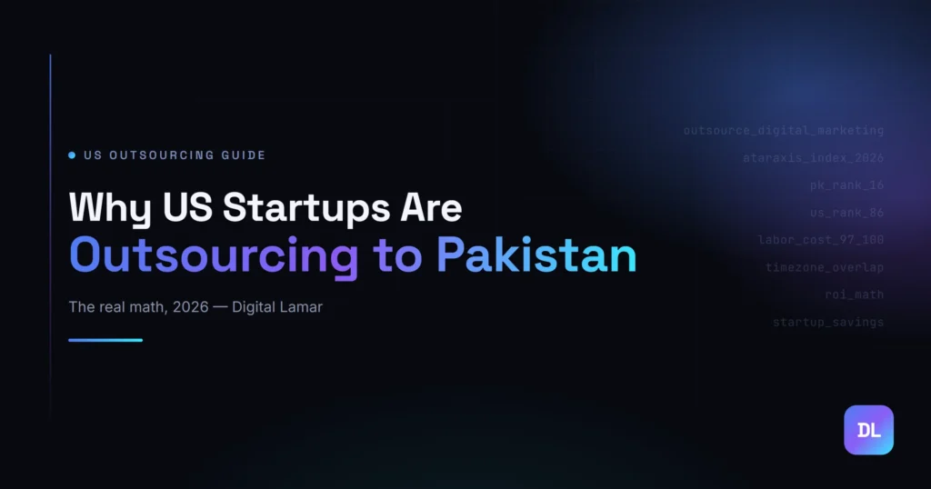 Blog on Why US Startups Outsource Digital Marketing to Pakistani Agencies by Digital Lamar