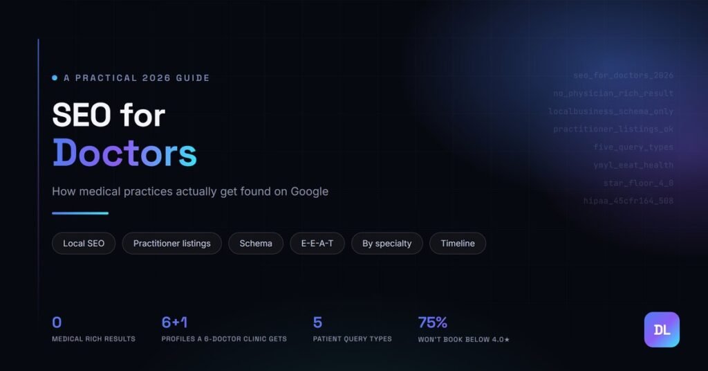 SEO for doctors and medical practices in 2026
